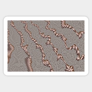 Rose Gold Abstract Texture Sticker